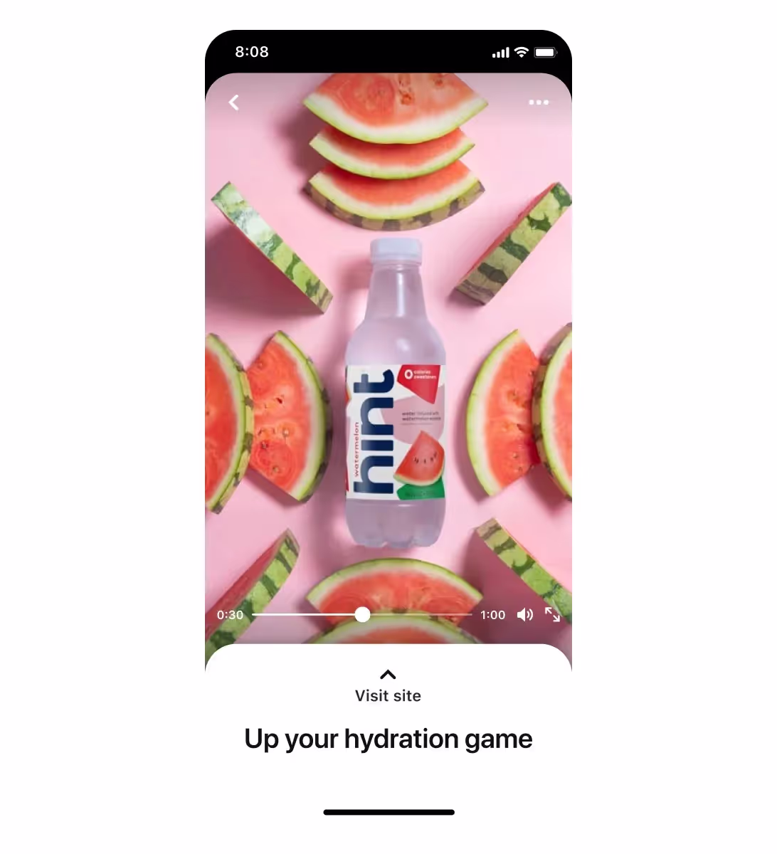 standard width video ad